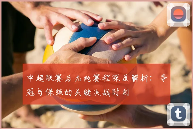 中超联赛后九轮赛程深度解析：争冠与保级的关键决战时刻